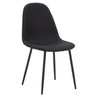 Salford Black Fabric Dining Chair