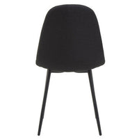 Salford Black Fabric Dining Chair