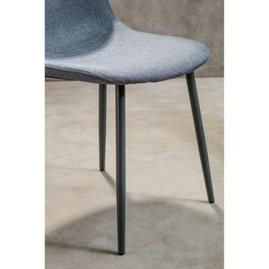Salford Dining Chair With Grey Powder Legs