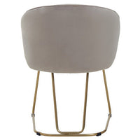 Veneto Mink Velvet Dinner Chair