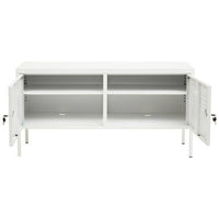 Academy Two Door White Locker Cabinet