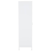 Academy White Two Door Locker Style Wardrobe