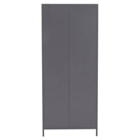 Academy Grey Two Door Locker Style Wardrobe