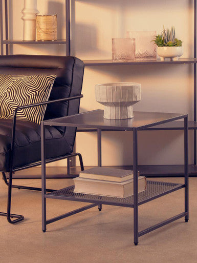Acero Grey End Table