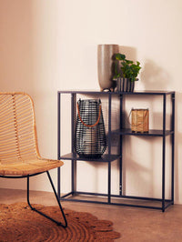 Acero Grey Metal Multi Shelf Unit