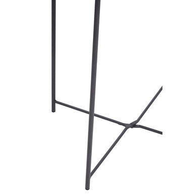 Acero Round Grey Side Table