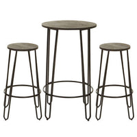 District 3Pc Bar Table And Stool Set