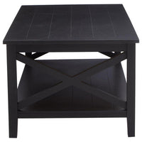Heritage Black Wood Coffee Table