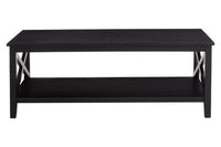 Heritage Black Wood Coffee Table