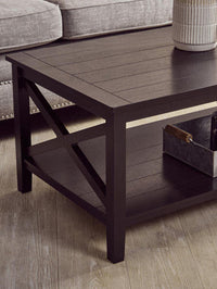 Heritage Black Wood Coffee Table