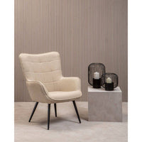 Stockholm Natural Fabric Armchair