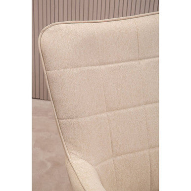 Stockholm Natural Fabric Armchair