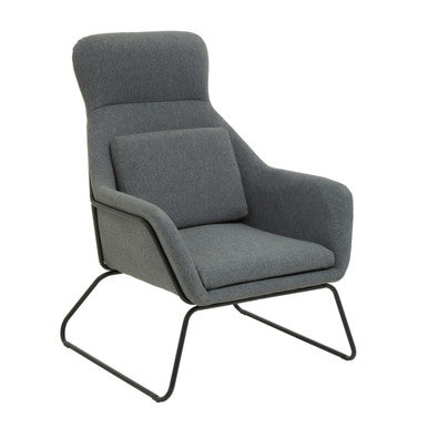 Stockholm Grey Fabric Chair