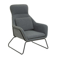 Stockholm Grey Fabric Chair