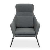 Stockholm Grey Fabric Chair