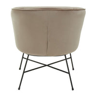 Stockholm Mink Velvet Chair