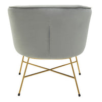 Stockholm Grey Chair With Metal Frame