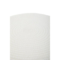 Lentigo White Cotton Rope Stool