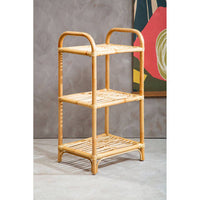 Mataram Natural Rattan Shelf Unit