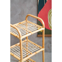 Mataram Natural Rattan Shelf Unit