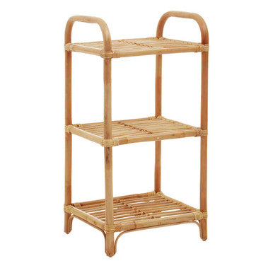 Mataram Natural Rattan Shelf Unit