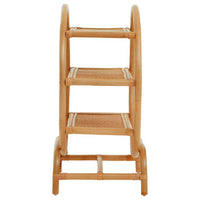 Mataram Three Tier Natural Rattan Shelf Unit 1