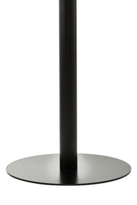Metropolitan Round Matt Black Dining Table