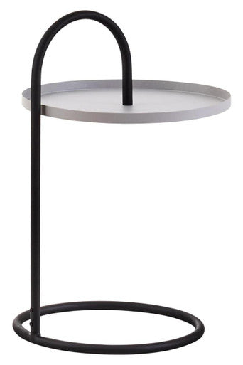 Trosa Grey And Black Hanging Top Side Table