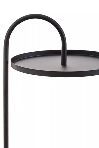 Trosa Black Hanging Top Side Table