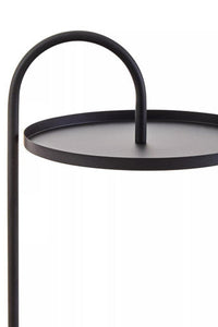 Trosa Black Hanging Top Side Table