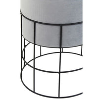 Hayes Velvet Cage Frame Stool