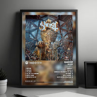 Ghost "Impera  " Album Cover Poster - with Complete Tracklist