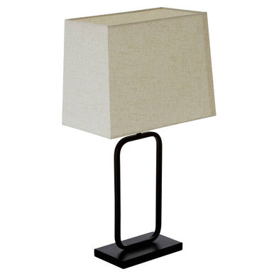 Lucas Natural and Black Table Lamp