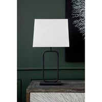 Lucas Natural and Black Table Lamp