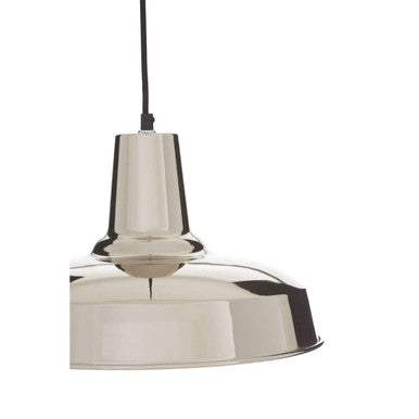 New Foundry Deep Plate Iron Pendant Light