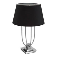 Regents Park Black Shade Table Lamp
