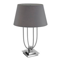 Regents Park Grey Shade Table Lamp