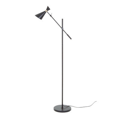 Linox Black And Gold Floor Lamp