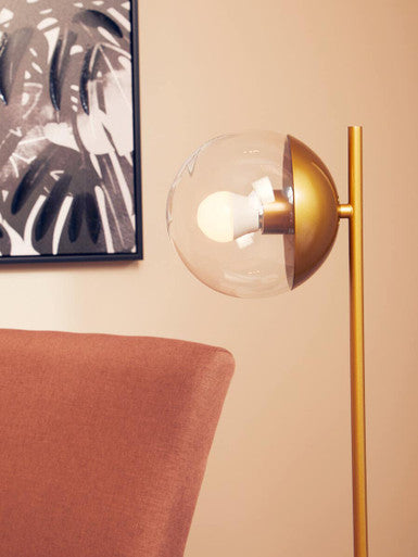 Revive Gold Finish Metal Table Lamp