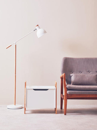 Stockholm Matte White Floor Lamp