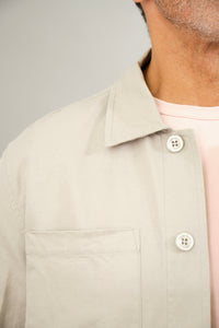 Turner Long Sleeve Jacket - Cotton Linen Stone