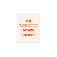Sam Fender - Seventeen Going Under (Off-white + Orange)