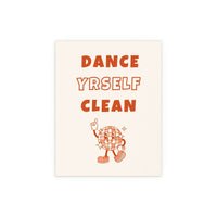 LCD Soundsystem - Dance Yrself Clean (Orange + Off-white)