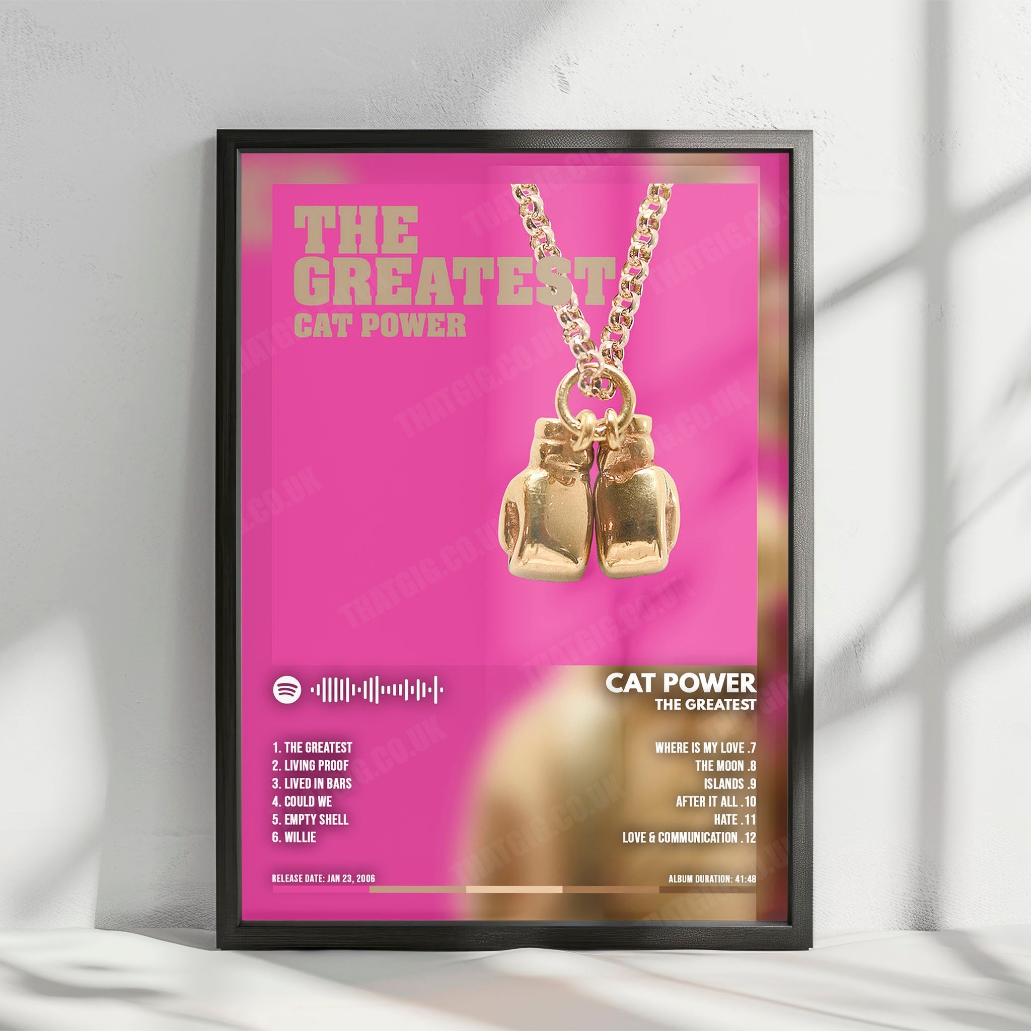 Cat Power "The Greatest" Album Cover Poster - with Complete Tracklist