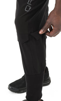QL Pantalon Cross Over in Black