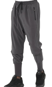 QL Pantalon Cross Over in Dark Grey