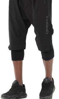 QL Pantalon Cross Over in Black