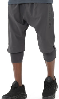 QL Pantalon Cross Over in Dark Grey