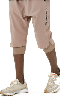 QL Pantalon Cross Over in Taupe