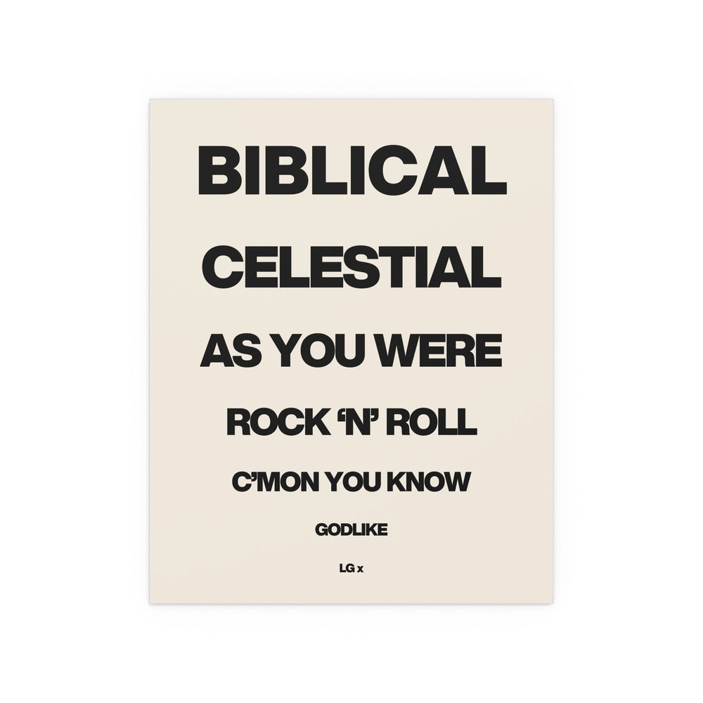 Liam Gallagher Quotes Print